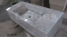 Bianco carrara white marble sink custom undermount sink                        
                                                Quality Choice