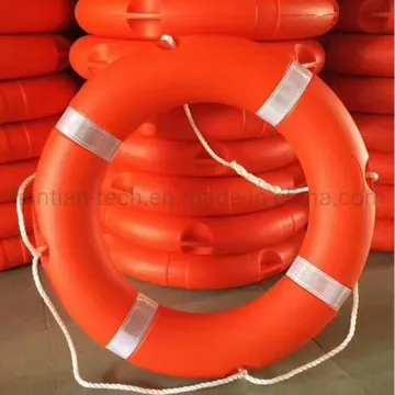 Orange Color PE Rigid Marine Life Ring Buoy