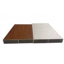 Aluminium Profile Wood Grain Handrail Railing Square Pipe