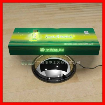 optical fiber magnetic floating display