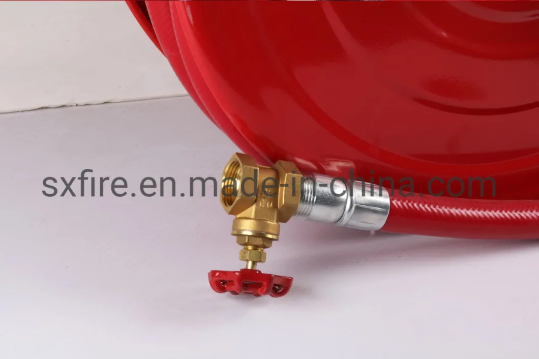 1 Inch Chrome-Plated Brass Nozzle Fire Hose Reel