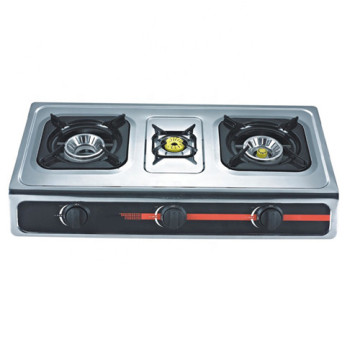 3 Stove Burner in Stainless Steel Table