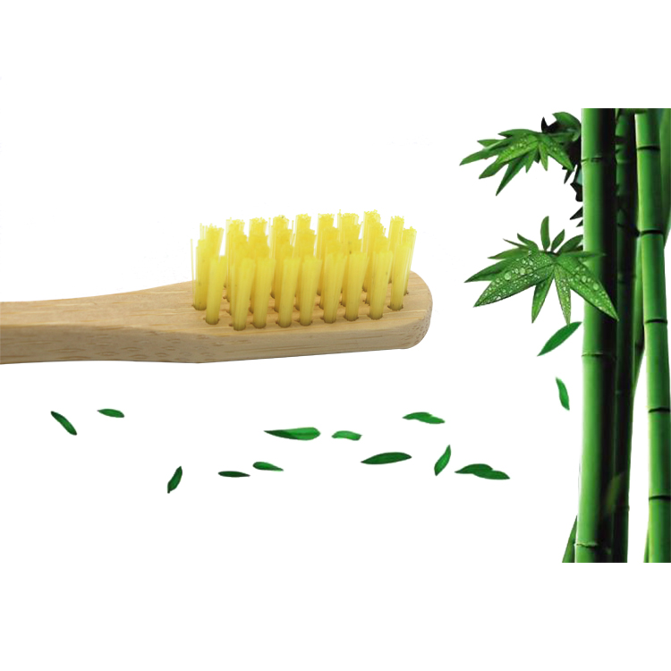 Bamboo Toothbrush With Custom Color 