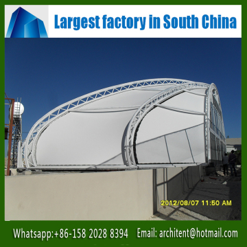 PVDF tent type tensile membrane structure canopy