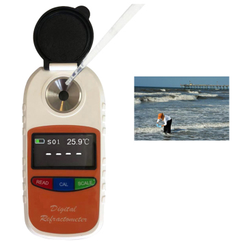 Portable Saltwater Refractometer: Accurate Measurement of Specific Gravity and Salinity Levels