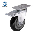 PVC mediano PVC (PU) Caster Wheel-Black