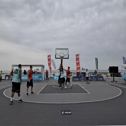 3x3 FIBA ​​-offizielles Gerichtsboden