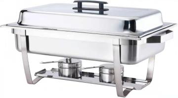 Stainless Steel Mirrored Hotel Banquet Buffet Table