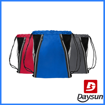 Two Pocket Mesh Sport Pack drawstring bag