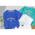 Baby 100% Cotton Breathable Carton Print T-Shirt