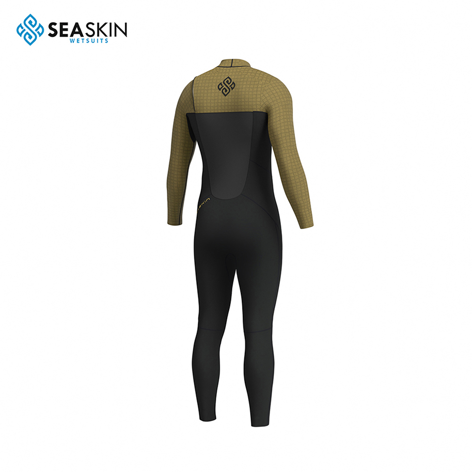 Seaskin 4/3mm 긴 슬리브 남성 wetsuit Surf wetsuit