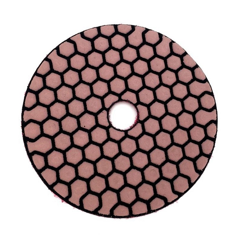 4"/100mm Grit 50 Diamond Dry Flexible Resin Ceramic Stone Polisher disc