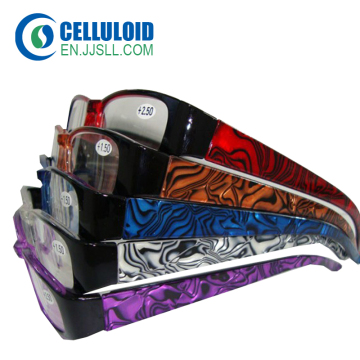 Celluloid eyeglass frame covers sheet