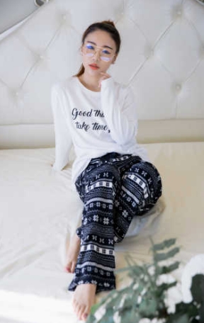 Light soft polar fleece pajama set