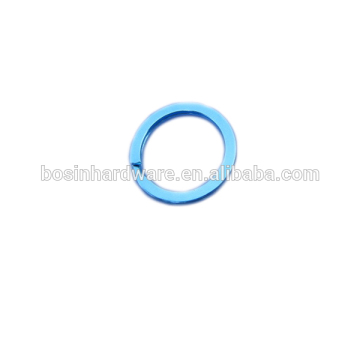 Supplier High Quality Metal Blue Flat Split Ring