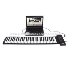 Sale musical instruments foldable roll-up piano keyboard