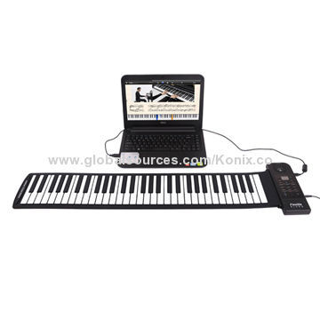 Sale musical instruments foldable roll-up piano keyboard