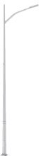 Customized Galvanized Street Light Pole Lamp Pole