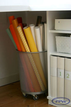Fancy Gift Wrap Paper Storage