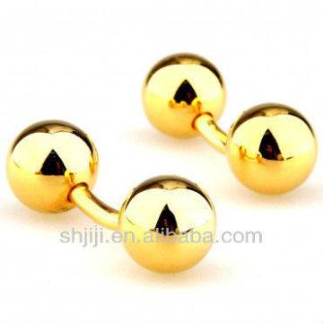 Products News Scrimshaw Double Ends Gold Cufflinks Souvenir