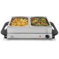 Buffet de 200 watts 2 pan que quente