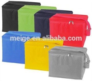 small collapsible cooler bag/reusable cooler bag/hard cooler bag
