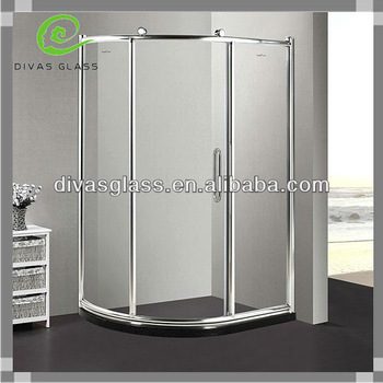 3 side glass shower rooms