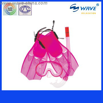 Junior Swim Mask Snorkel Fins Set