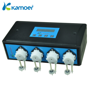 Kamoer calcium dosing pump in marine aquarium