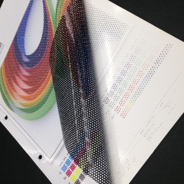 one way vision vinyl sticker material