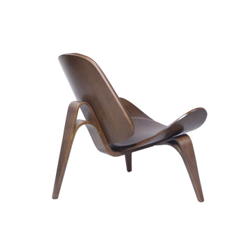 Classic Designer Wooden Lounge Shell Chair