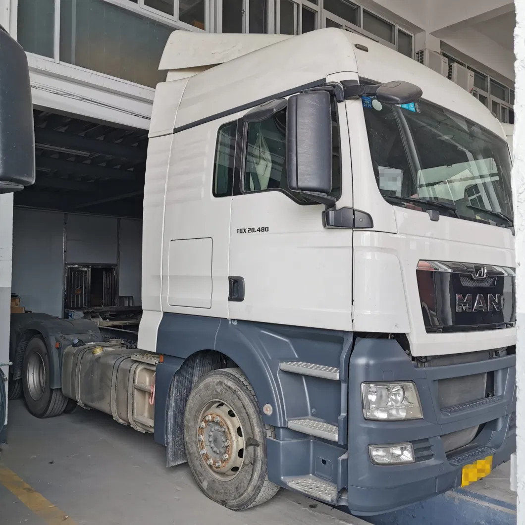 Used Man Tgx 28.480 Tractor Head Truck 6X2r Heavy Duty Cargo Trailer Head Truck for Tow