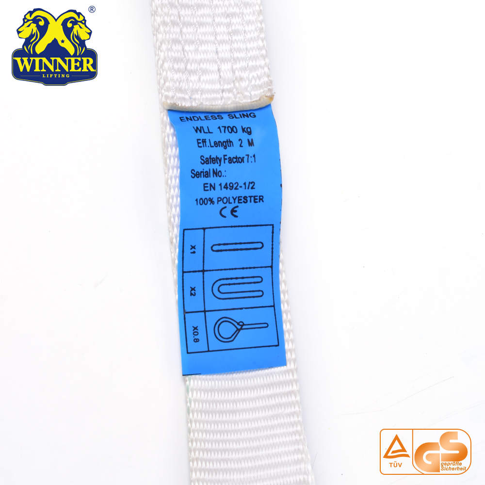 Lifting Lashing Polyester Soft Endless Round Sling Belt