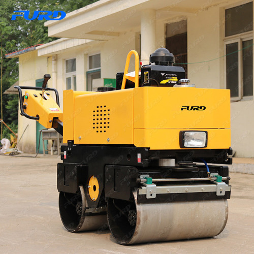 Whole machine vibration walk-behind full-hydraulic small road roller hydraulic double-drive road roller price