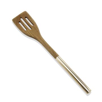 Ensemble d&#39;ustensiles de cuisine antiadhésif, manche en acacia, bois 7PCS