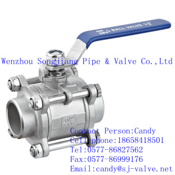 3PC Butt Weld Ball Valve