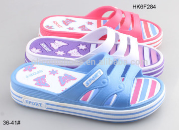 Jinjiang factory Lady's EVA platform slide sandal