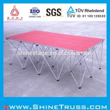 aluminum portable stage spider staging pop up stage