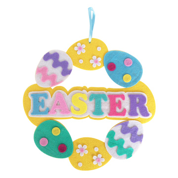 Easter egg garland Front Door Wreath