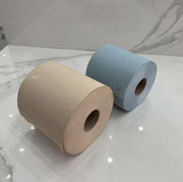 Wholesale OEM Blue Virgin TAD Paper Towel Rolls