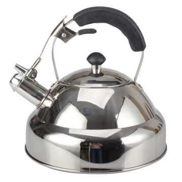 Stainless Steel Whistling Teapot with Capsule Bottom