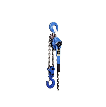 Hand cranked chain hoist