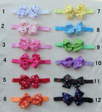 Children Bowknot Hairband For Kids Cute Style Headwear