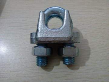 Galvanized wire rope clip