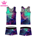 Sublimation Printing Fancy Spark Cheerleading Outfits