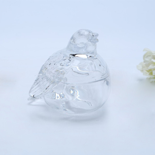 Bird Shaped Glass Candy Jar