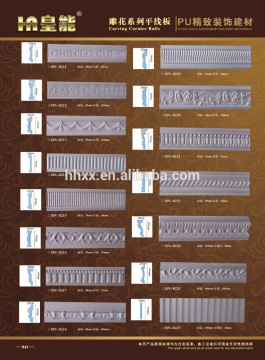 Home Decorative Interior carving cornice designed pu mouldings
