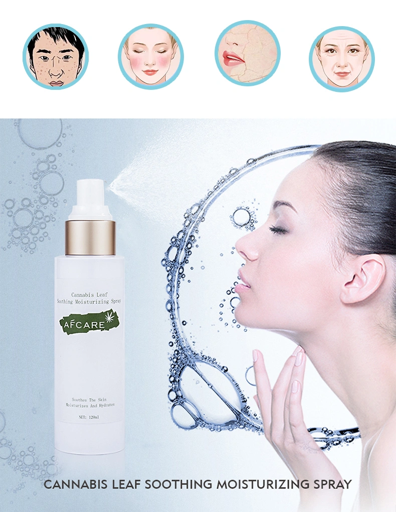 Private Label Pure Natural Organic Cbd Skin Hydrating Moisturizing Face Toner Cannabidiol Spray Mist