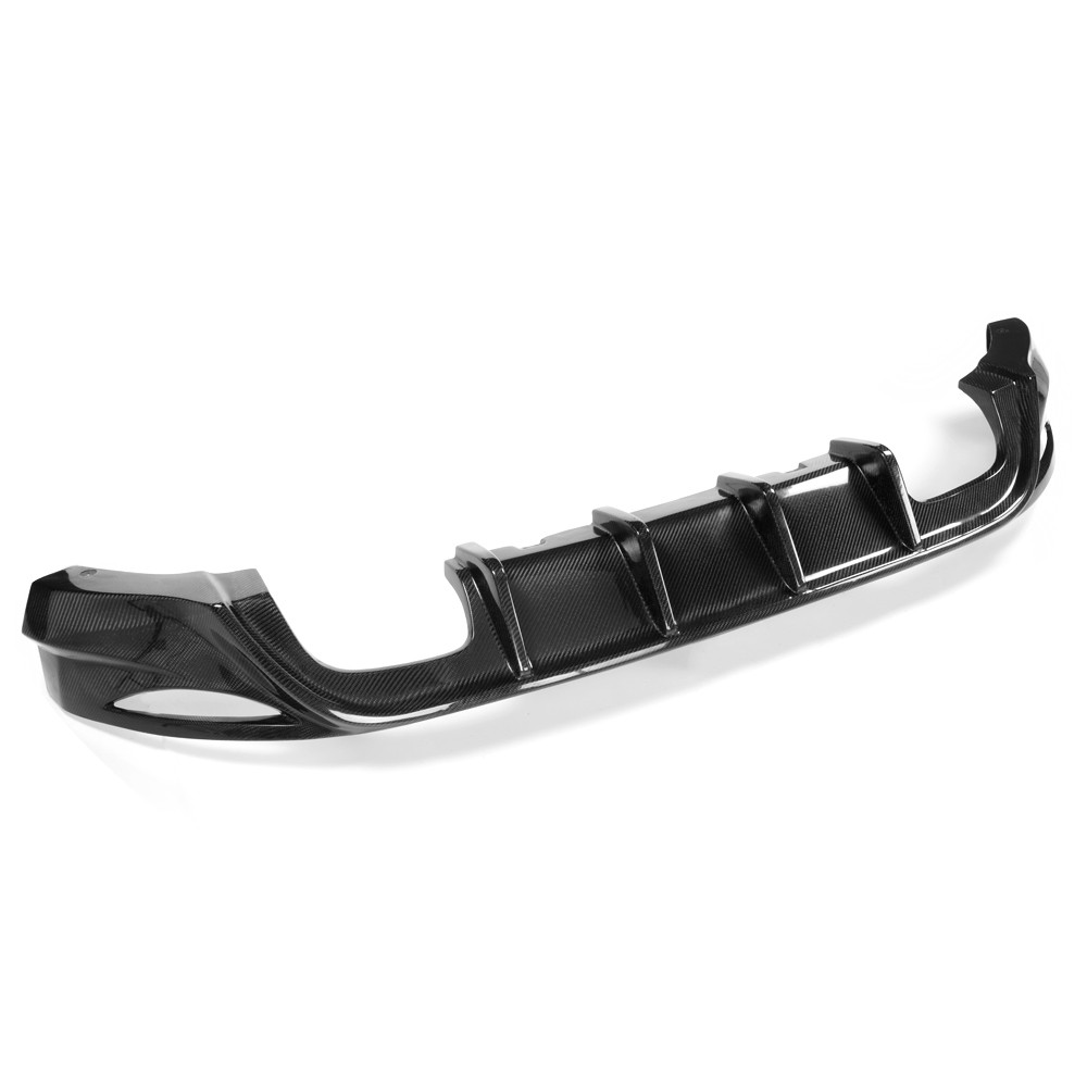 Auto Carbon MK7 Rear Bumper Lip Diffuser for VW GOLF VII 7 GTI 2014UP