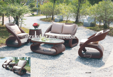 home outdoor garden set/ rattan sofa set/rattan garden furniture